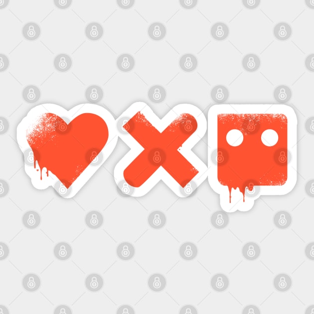 Love Death Robots Inspired Horizontal Sticker by teresacold